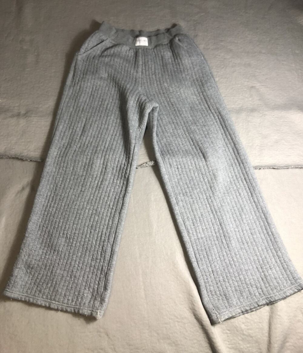Offline By Aerie Sweatpants S Short Gray Ribbed Wide Leg Casual Cozy Minimalist